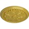 Ekena Millwork Washington Ceiling Medallion (Fits Canopies up to 2 7/8"), 17 1/8"OD x 1 1/2"P, Rich Gold CM17WARGS - alternate 2